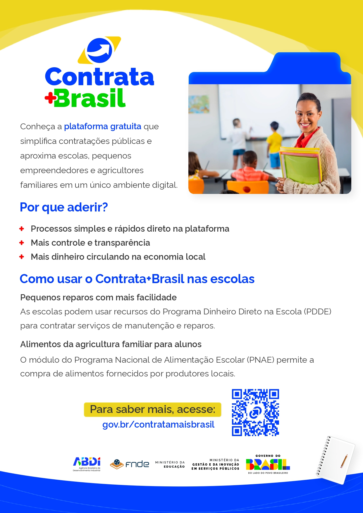 Contrata+Brasil e PNAE