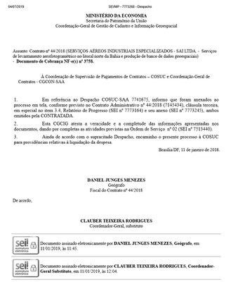 Despacho Nota Fiscal Eletrônica nº 3758 (SEI 2678376) 