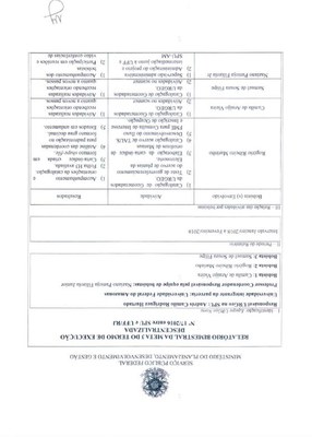 RELATÓRIO BIMESTRAL DA META 3 DO TERMO DE EXECUÇÃO DESCENTRALIZADA  Nº 17/2016 entre SPU e UFF/RJ