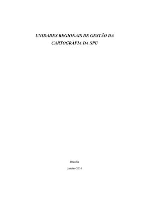 Unidades Regionais de Cartografia