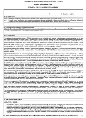 TERMO DE EXECUÇÃO DESCENTRALIZADA 