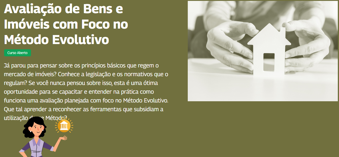 Curso de Avaliação de Bens e Imóveis - Método Evolutivo