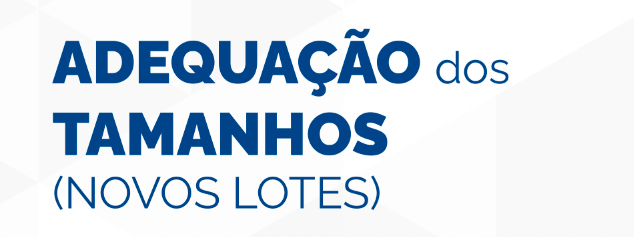 adequação do tamanho das barracas