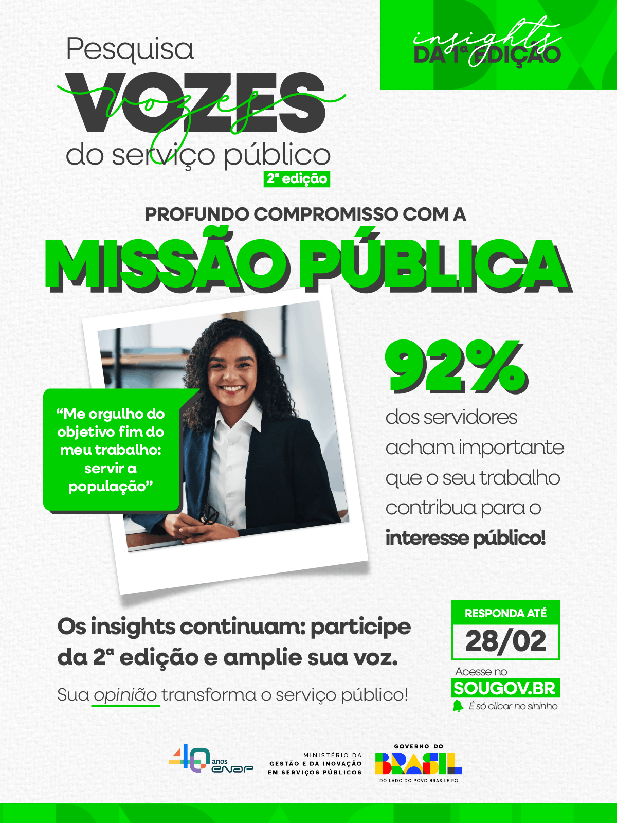 Pesquisa Vozes do Serviço Publico 2 - Missão Pública
