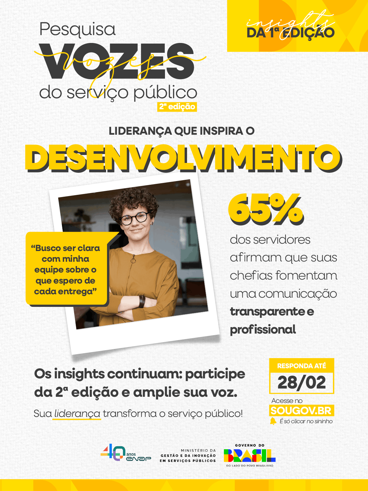 Pesquisa Vozes do Serviço Publico 2 - Insights da 1ª edição