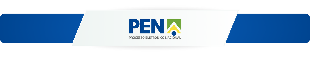 banner com a logomarca do PEN - Processo Eletrônico Nacional