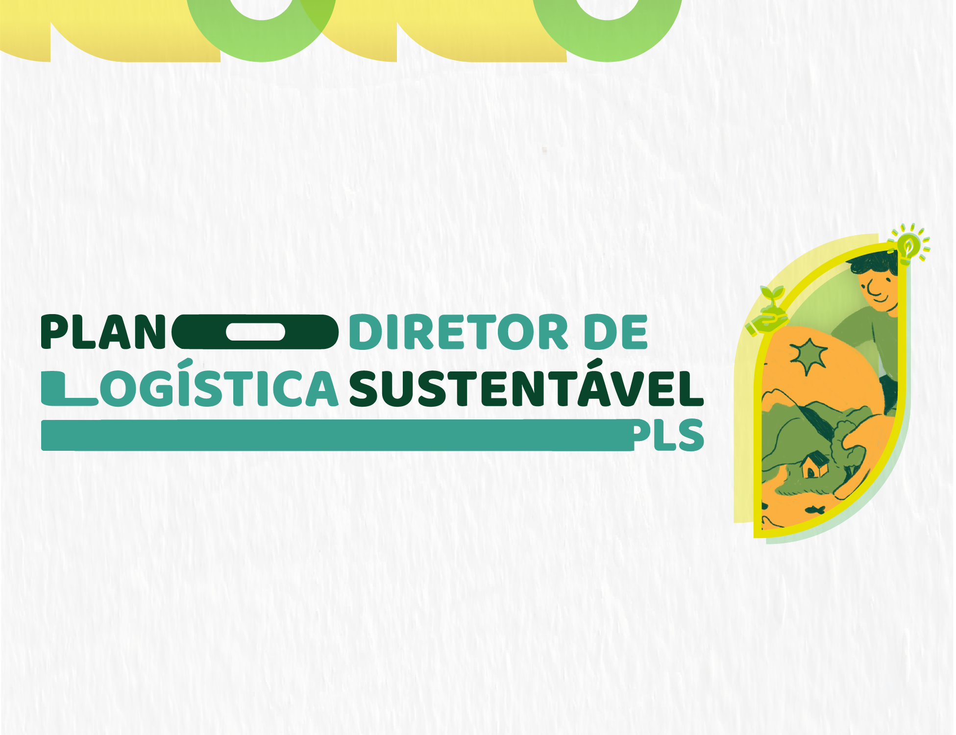 Logotipo do Plano Diretor de Logística Sustentável