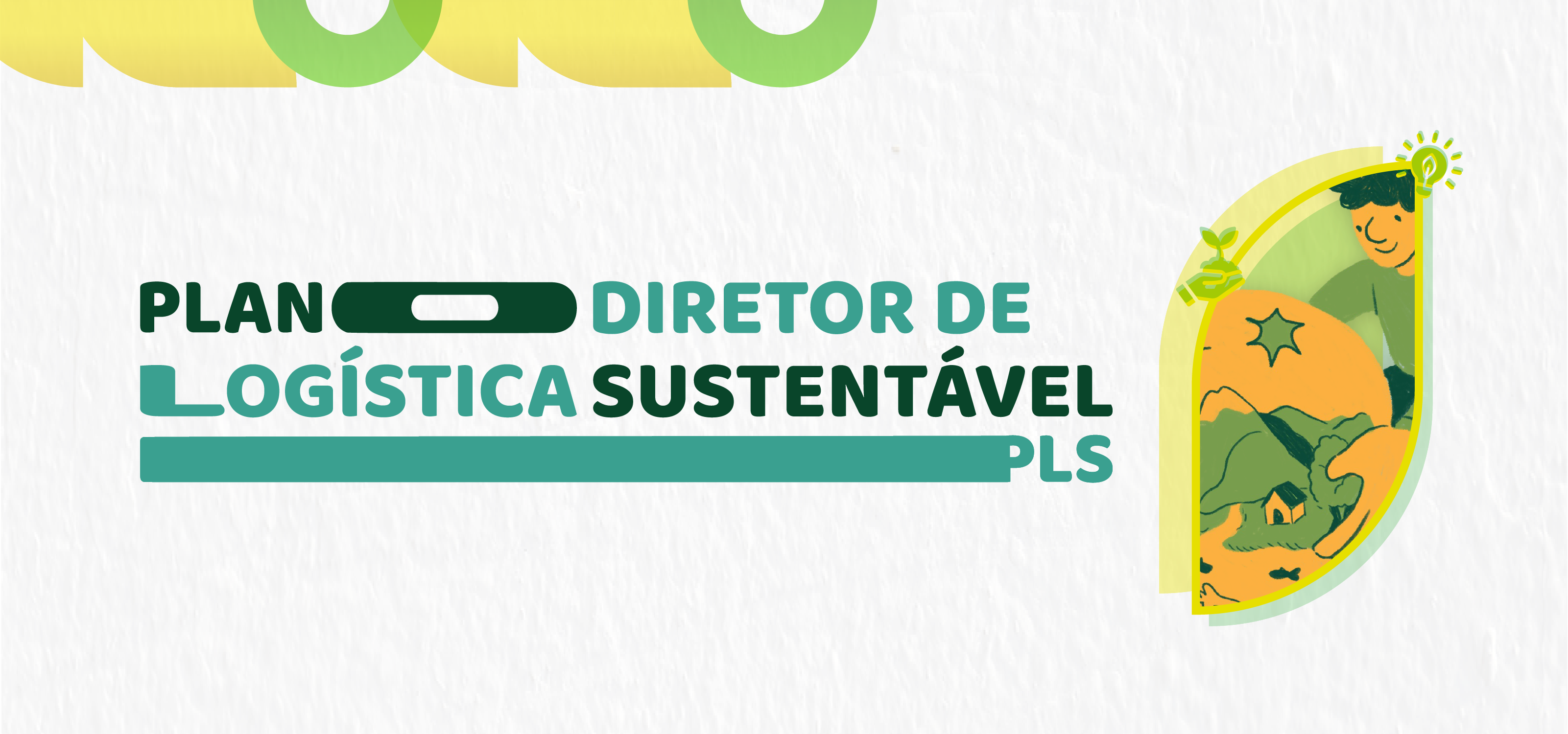 Logotipo do Plano Diretor de Logística Sustentável