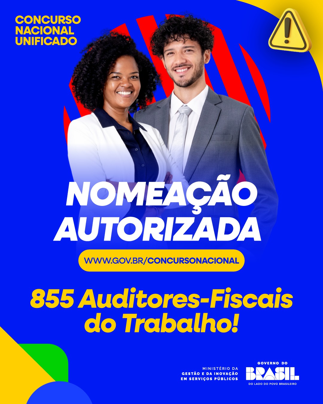 MGI autoriza nomeação de 855 Auditores-Fiscais do Trabalho
