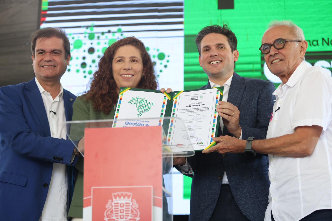 João Pessoa fortalece parceria com governo federal e adere ao Programa Nacional de Gestão e Inovação