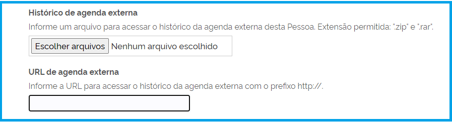 Tela de edição da autoridade do item Composição