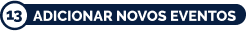 13. Adicionar novos eventos