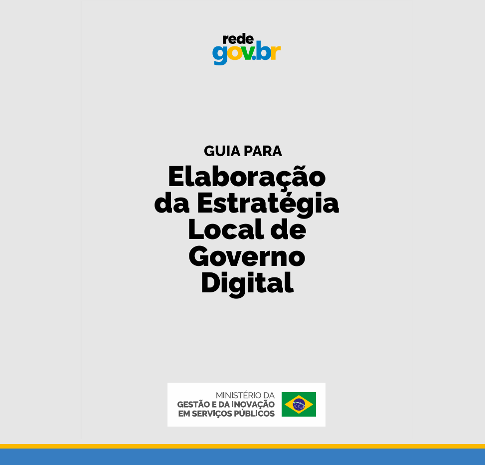 banner decorativo do guia para elaboração da estratégia local de governo digital