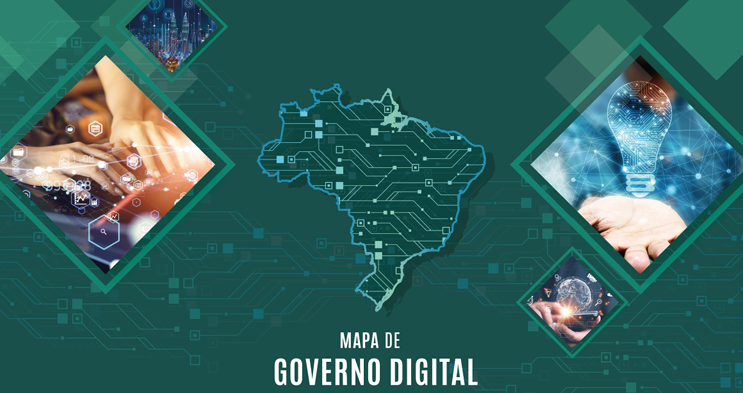 Banner decorativo do mapa de governo digital