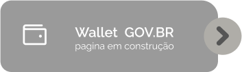 Fundo cinza. Wallet GOV.BR página em construção