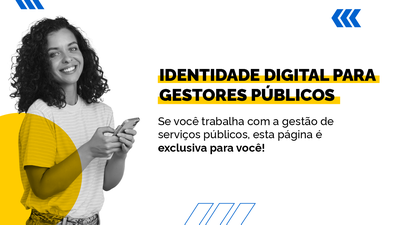 Banner Identidade Digital Para Gestores Públicos Tablet Novo