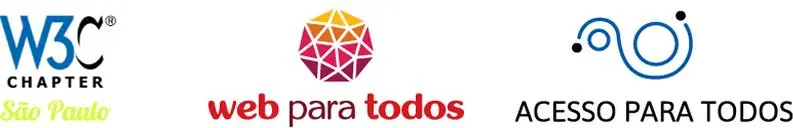 Parceiros: w3c chapter São Paulo, web para todos e acesso para todos