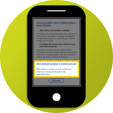 Imagem apresentando a opção para registrar uma solicitação em nosso formulário