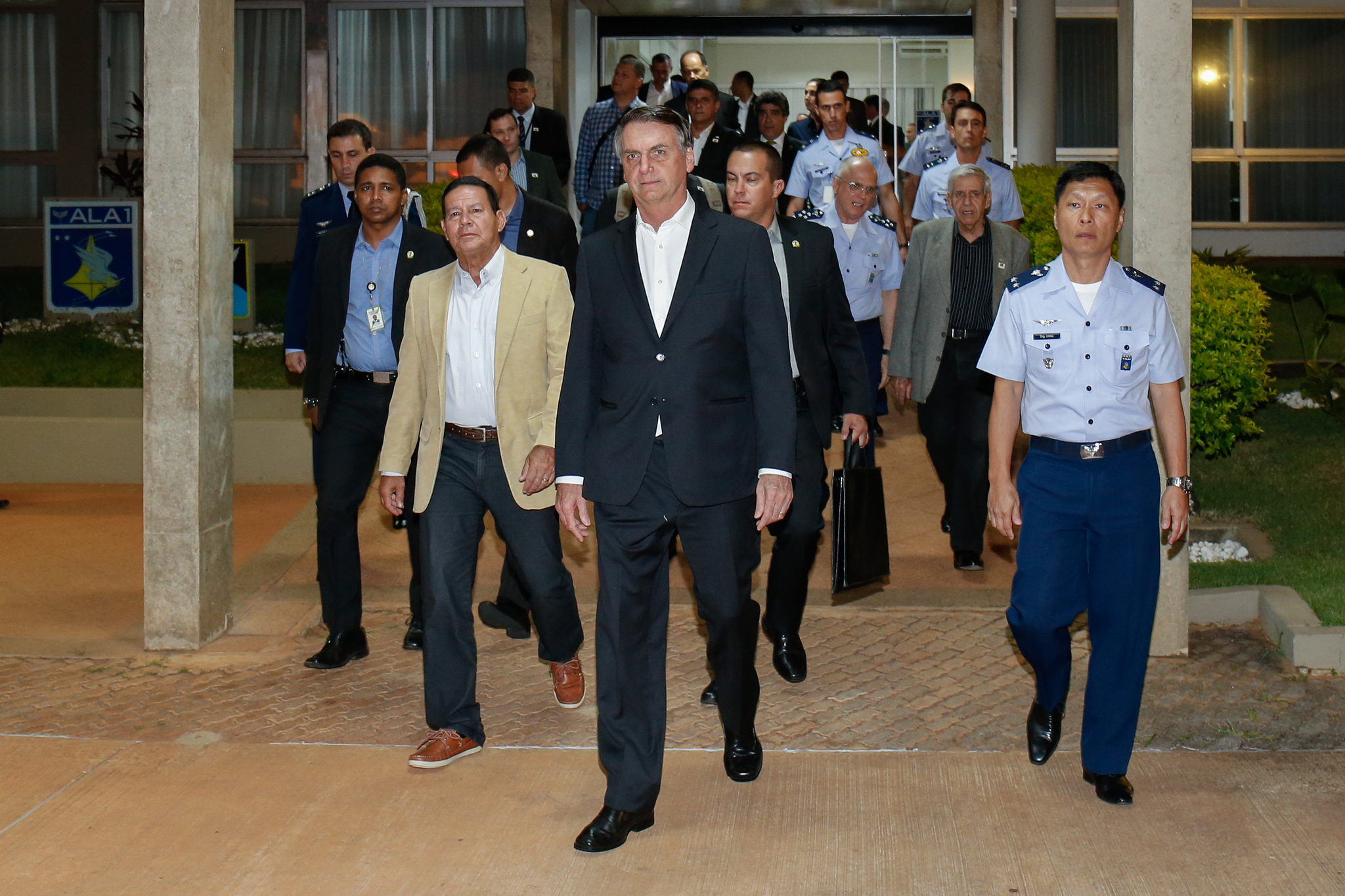 Embarque na Base Aérea