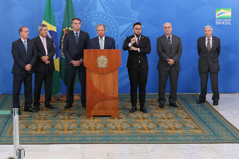 Coletiva de imprensa com o Presidente da República