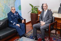 Ministro do GSI recebe Presidente do Superior Tribunal Militar