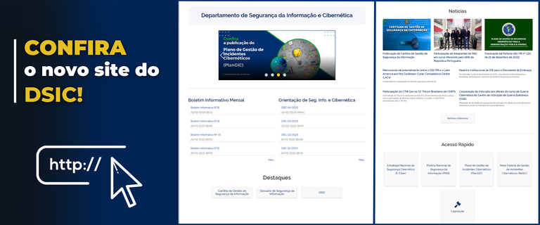 Chamada Site DSIC