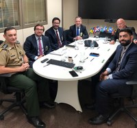 O GABINETE DE SEGURANÇA INSTITUCIONAL DA PRESIDÊNCIA DA REPÚBLICA RECEBE DELEGAÇÃO DO BID