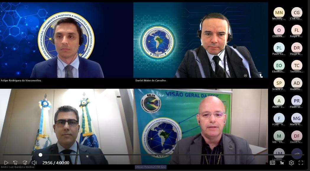 9º Webinário CTIR Gov debate sobre o Malware Information Sharing Platform (MISP) na Rede Federal de Gestão de Incidentes Cibernéticos - ReGIC