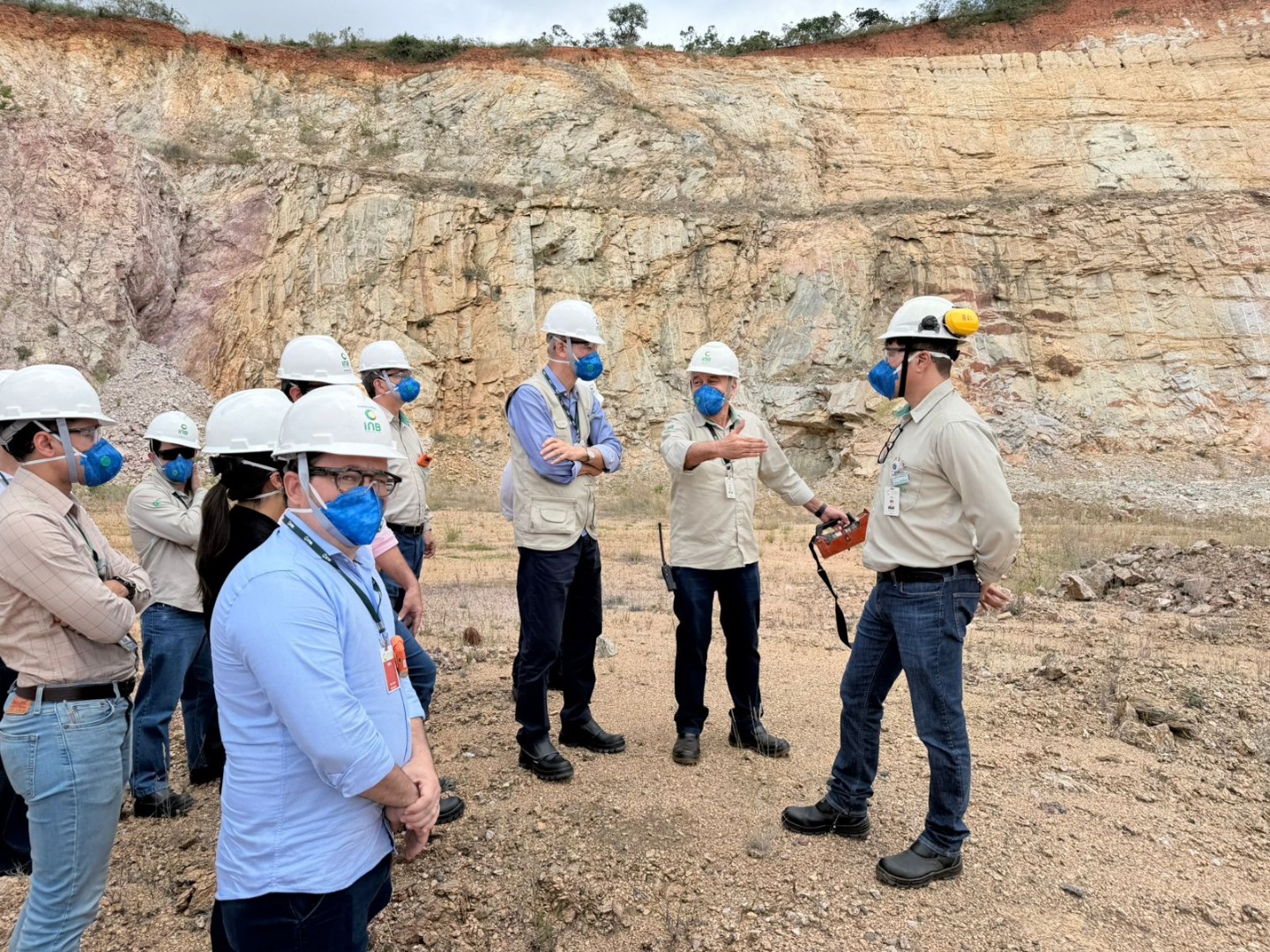 Ministro Amaro cumpre agenda em unidade de mineração de urânio em Caetité (BA)
