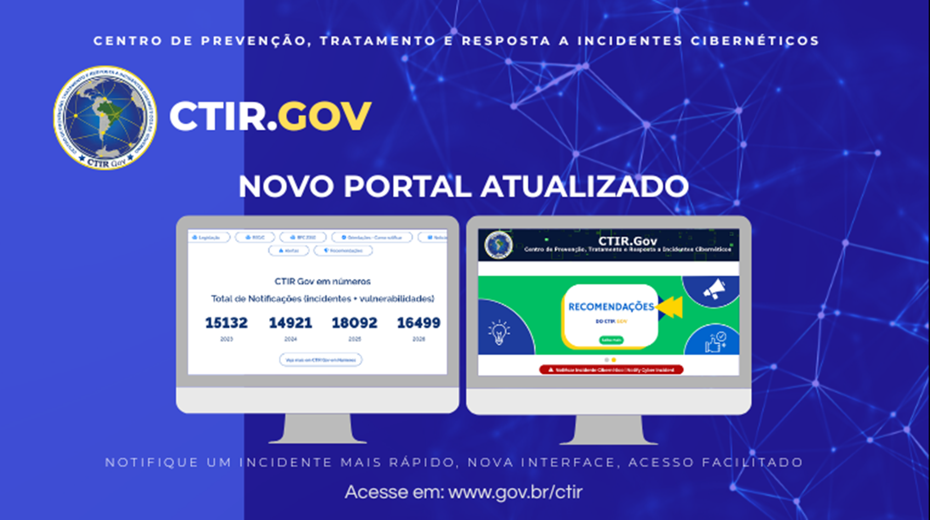 GSI lança novo site do CTIR.Gov