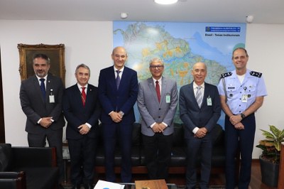 GSI/PR recebe direção do Instituto Nacional de Pesquisas Espaciais (Inpe)