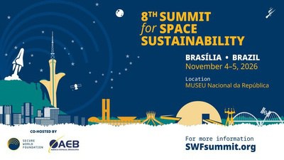 Brasil sediará pela primeira vez o Summit for Space Sustainability