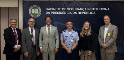GSI/PR recebe representantes da Secure World Foundation e da Agência Espacial Brasileira