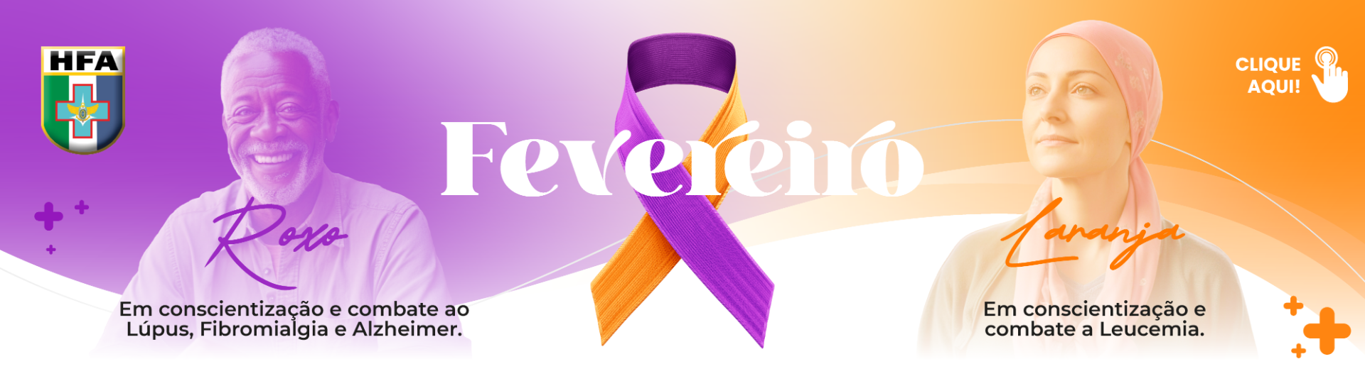 Fevereiro Roxo e Laranja