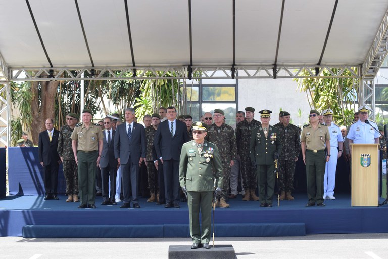 Cerimônia de Passagem do Cargo de Comandante Logístico do Hospital das