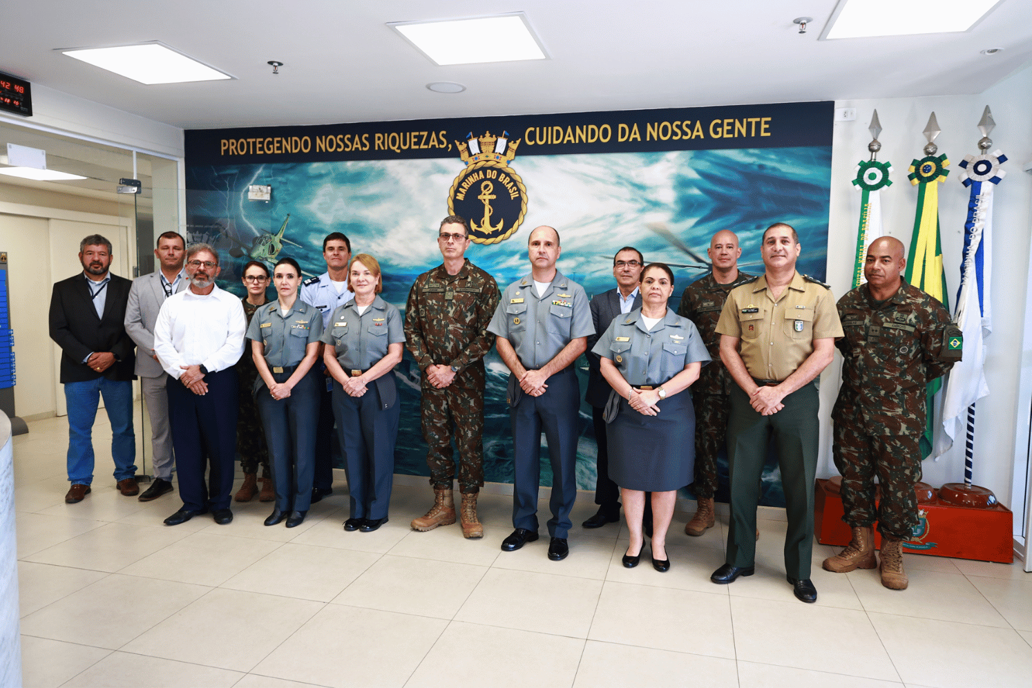 Visita institucional ao Hospital Naval de Brasília