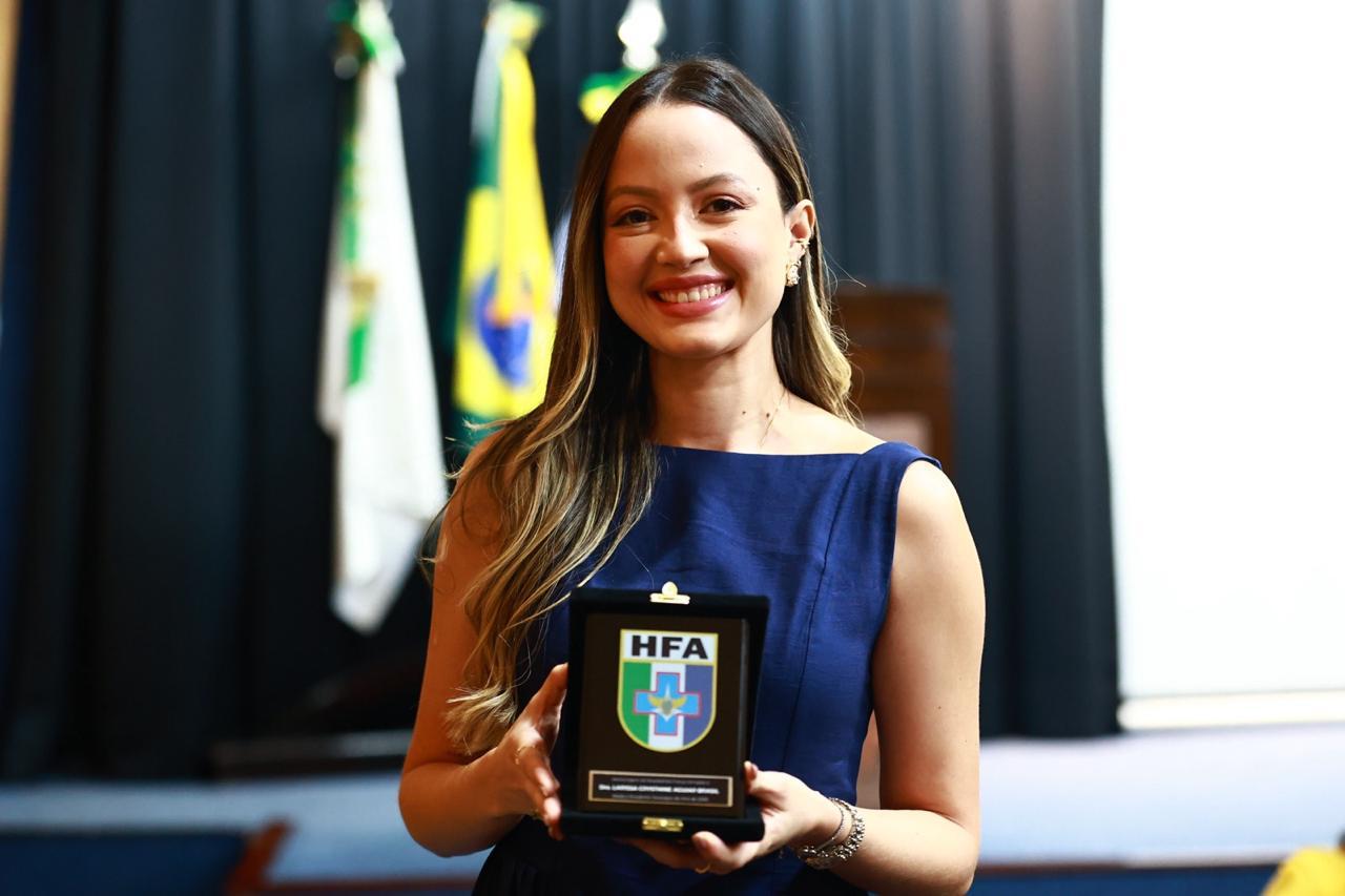 Residente destaque Larissa Crysthine Aguiar Brasil