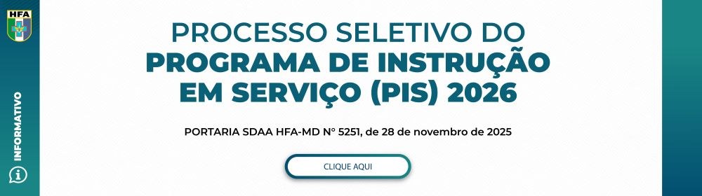 Processo seletivo do programa de Instrução em Serviço (PIS) 2026