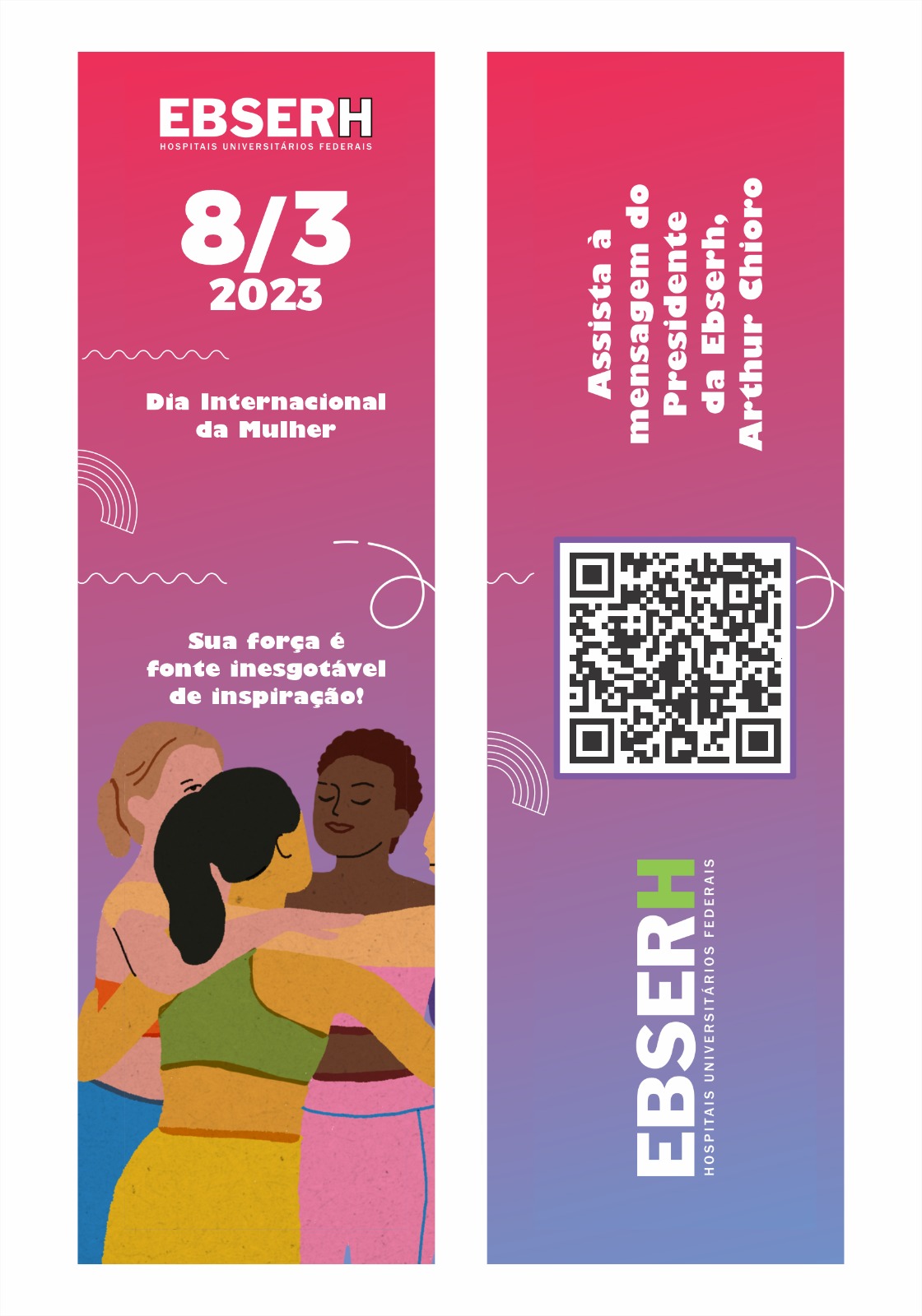 Marca página - Dia Internacional da Mulher 2023