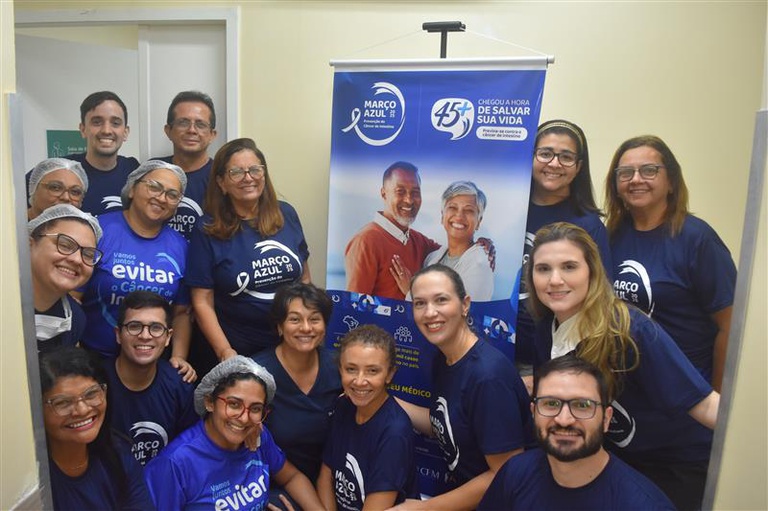 10042025 Campanha Março Azul HUWC realizou mutirão de colonoscopia com pacientes agendados 1.jpeg