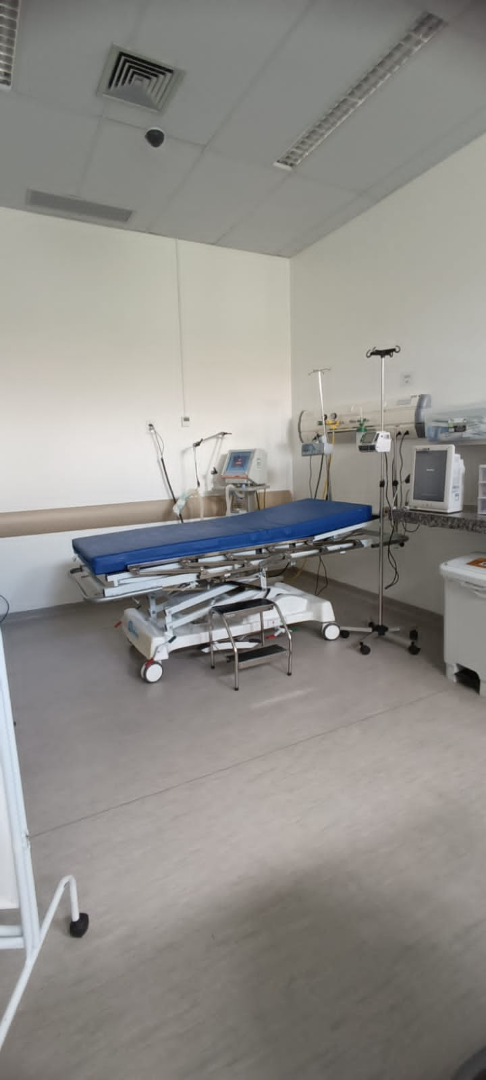 Recepção da emergncia e sala de observação e reanimação do Huab-UFRN/Ebserh
