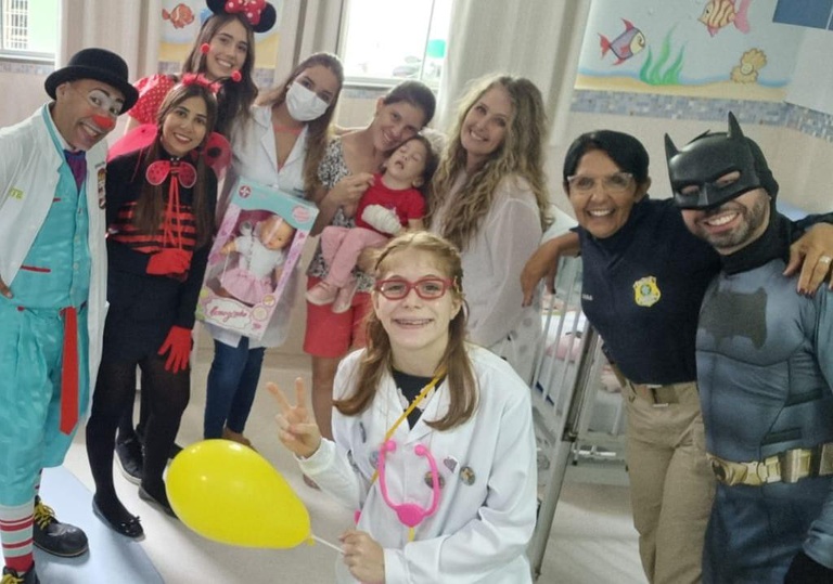 Atividades de Dia das Crianças no HUJM-UFMT