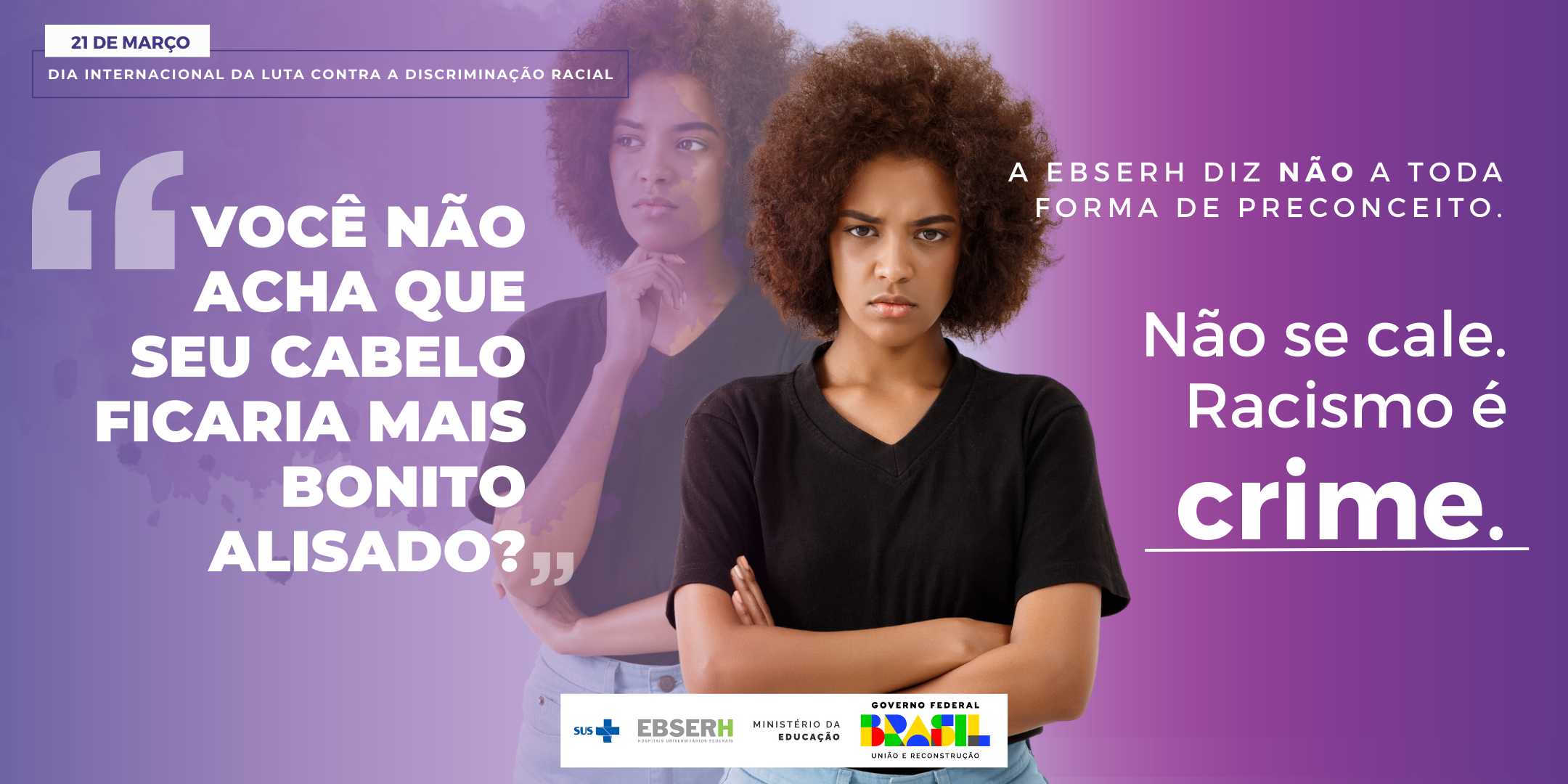 Banner Dia Internacional contra a Discriminação Racial 4