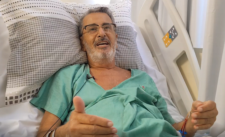 Com fígado novo, Eloy Figueiredo ressalta a grandeza do doador em oferecer vida a outra pessoa