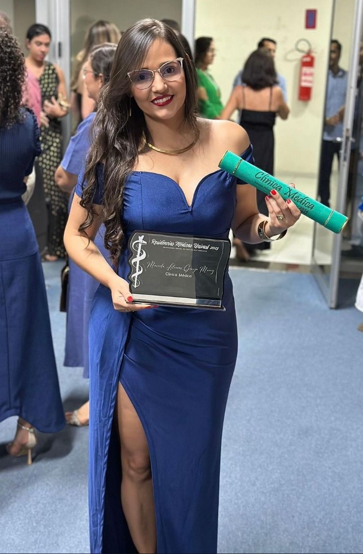 Marcela Granja concluiu a residência em Clínica Médica no HU-Univasf