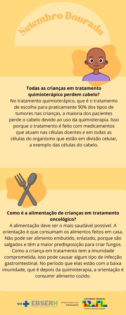 O câncer infantil é difícil de ser prevenido, mas as crianças têm mais chances de cura