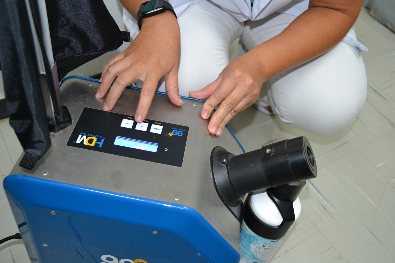 Tecnologia HyperDryMist utilizada no HC-UFTM