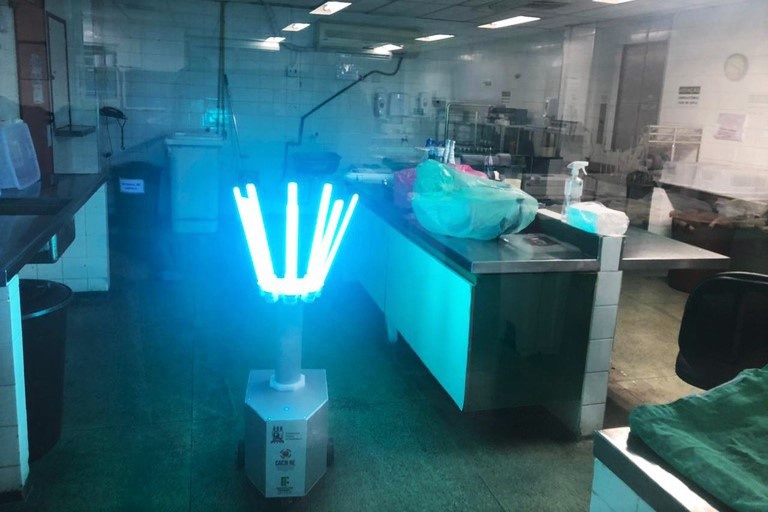 O mecanismo está sendo testado para avaliação da usabilidade e da neutralização de vírus, como o coronavírus, e outros microrganismos patogênicos, como bactérias e fungos