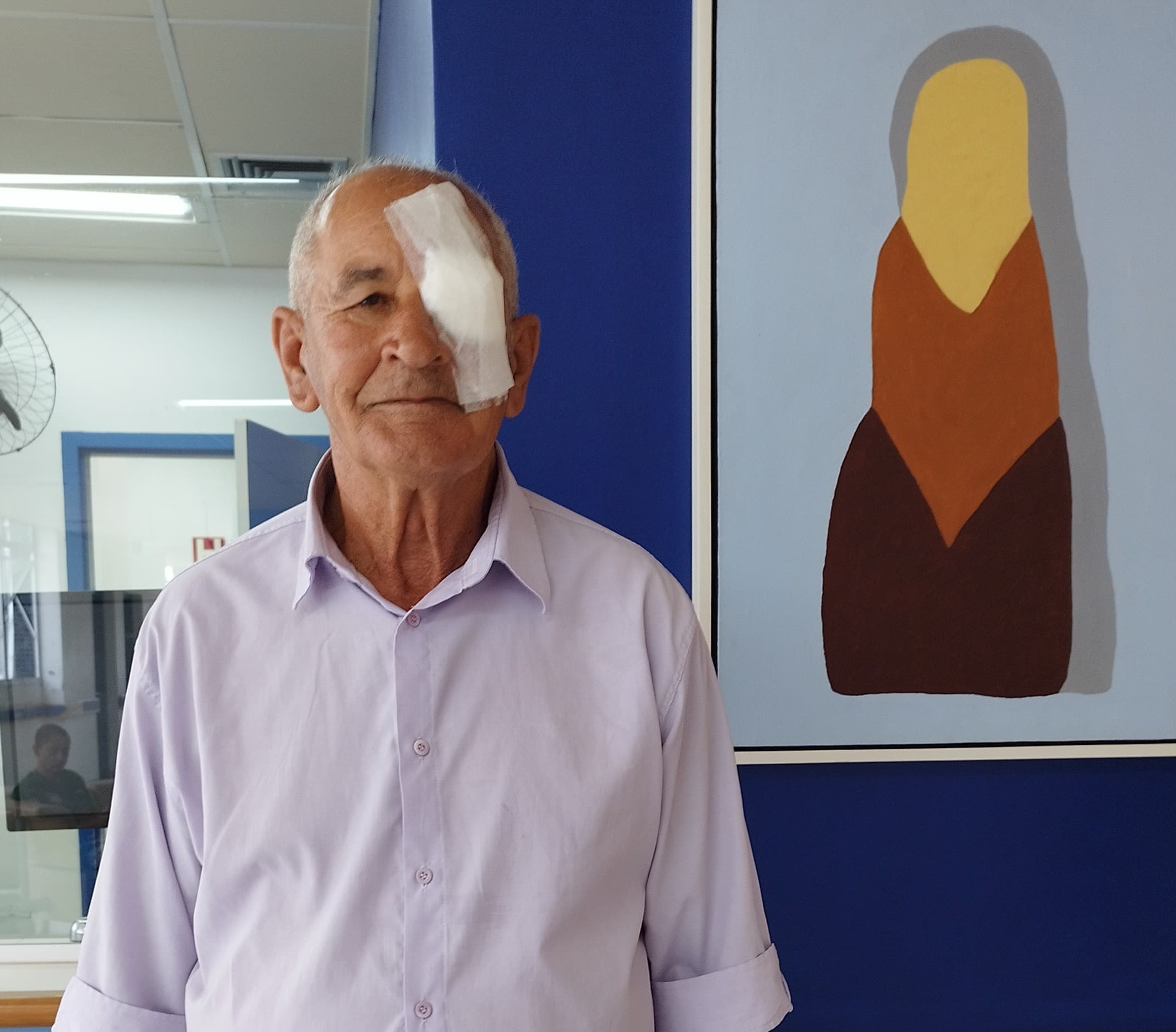 José Honório, de 83 anos, paciente 
