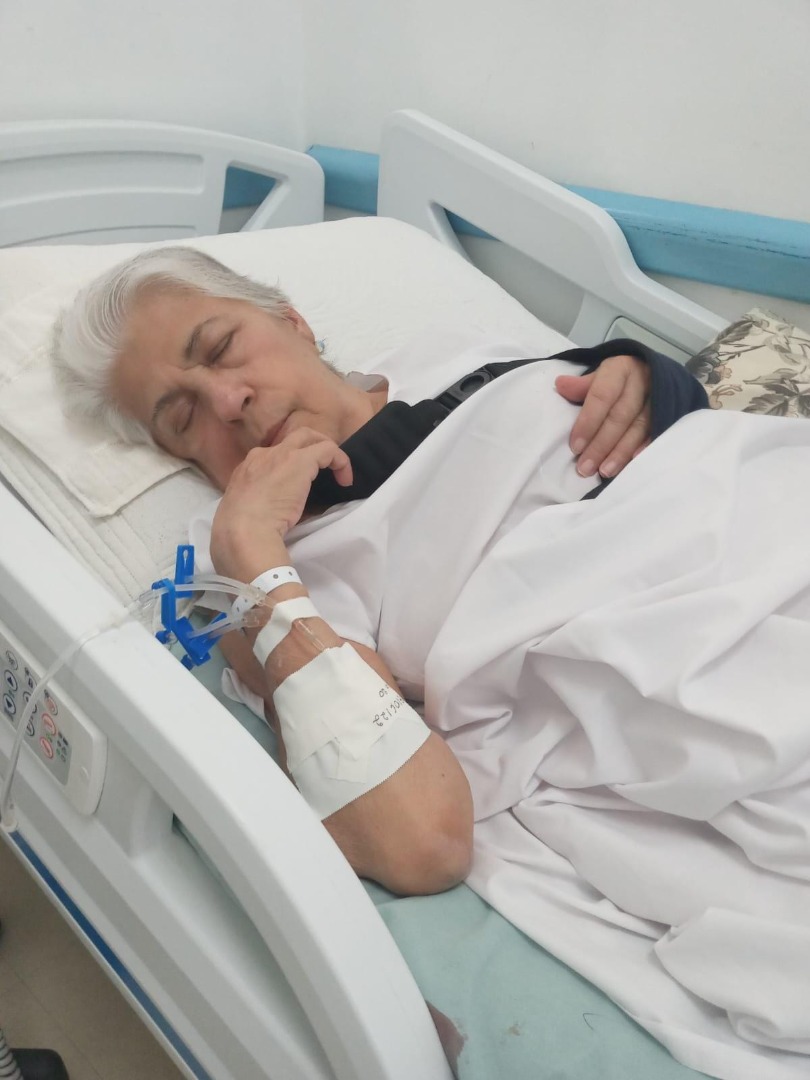 Dona Célia foi diagnosticada com mieloma múltiplo em 2020.